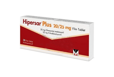 HIPERSAR PLUS 20/25 MG FILM KAPLI TABLET (84 TABLET)